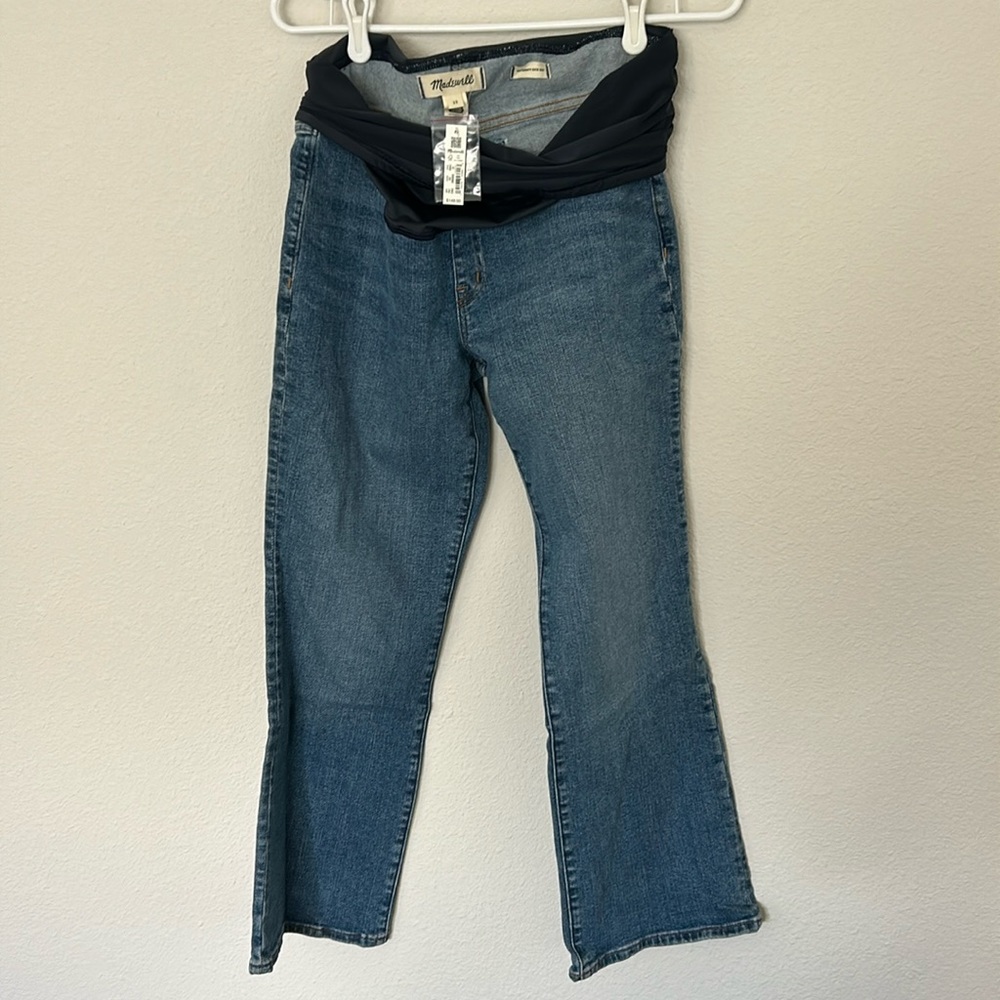 NWT Madewell maternity kick out pants